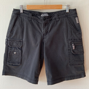COLUMBIA Cargo Hiking Shorts Black Size 10